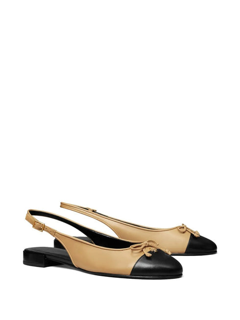 TORY BURCH CAP-TOE SLINGBACK BALLET